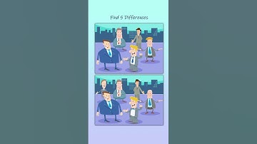 Find 5 Differences!!! Brain Challenge!!! #shorts #shortvideo #game #puzzle