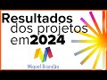 Os meus resultados de 2024 aqui com o Youtube e na marca pessoal miguelbrandao.com