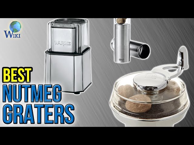  FOVNOT Nutmeg Grater, Multifunctional Nut Grinder