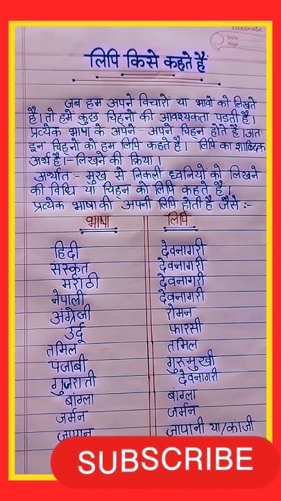 lipi-kise-kahte-hain-lipi-ki-paribhasha