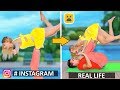 Instagram vs Real Life! Phone Photo DIY Life Hacks