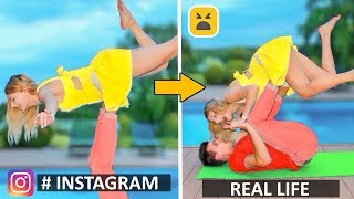 Instagram vs Real Life! Phone Photo DIY Life Hacks