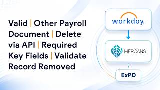 Other Payroll Document | Delete via API | Required Key Fields | Validate Record Removed | Mercans