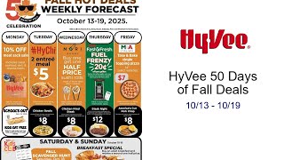 HyVee 50 Days of Fall Deals 10/13 - 10/19