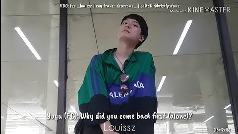 (Eng Sub)The reason why Krist came back (alone) from Japan.