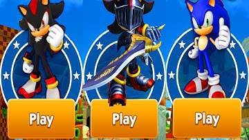 Shadow vs Sir Lancelot in Sonic Dash Android Gameplay - Games for kids