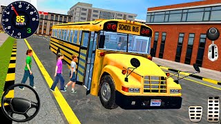モダン・スクールバス・シティ・ドライバー3D - リアル・ユーロ・バス・シミュレーター2026 : Androidゲームプレイ screenshot 3