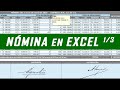 🆗Tutorial para Calcular una NÓMINA Fácil y Rápidamente en EXCEL con Fórmulas 🆗 - VIDEO 1/3