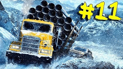 SnowRunner - Walkthrough - Part 11 - Wet Harvest (PC HD) [1080p60FPS]