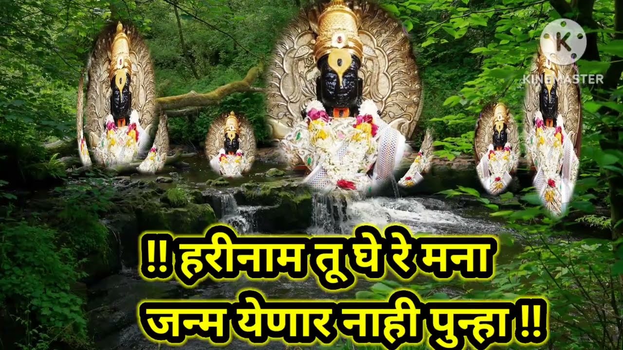 🌺श्री विठ्ठलाचे अप्रतिम भजन#हरीनाम तू घे रे मना जन्म येणार नाही पुन्हा #स्वरसाई#vitthalbhajanmarathi