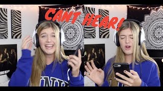 SINGING WHILE WEARING NOISE CANCELLING HEADPHONES!