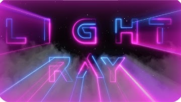 LIGHT Ray Neon TEXT Effect IN Filmora x