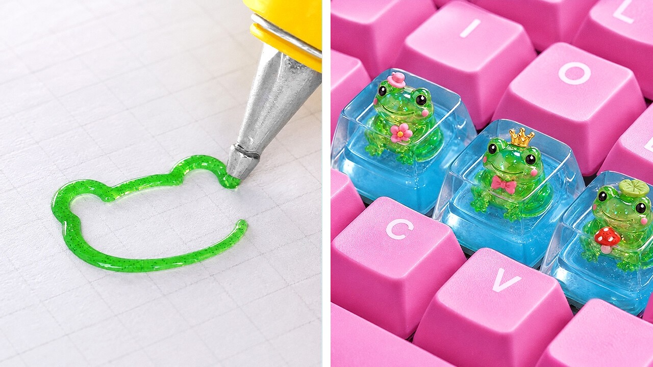 🌟 驚きのハンドメイド!エポキシレジンと接着剤の夢のコラボ✨