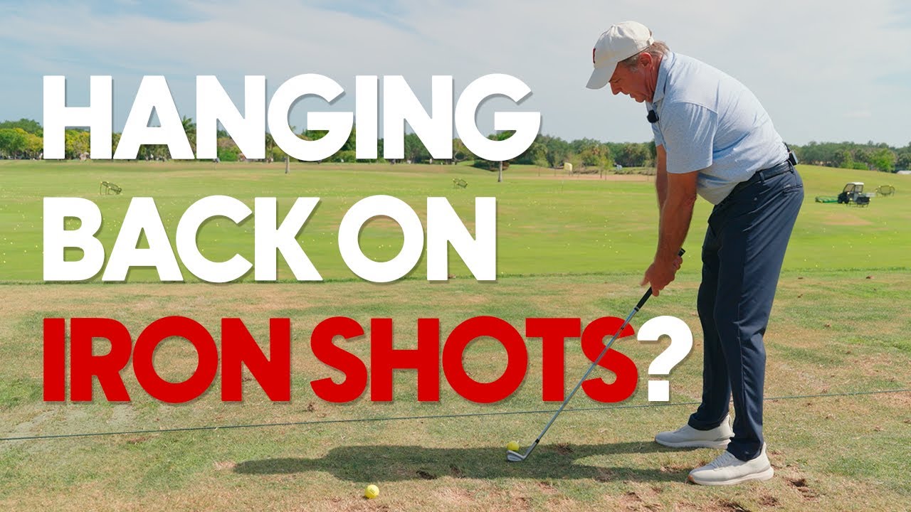 How To Stop Hanging Back in the Golf Swing for Better Contact | Golf Lessons with a Top Golf Coach