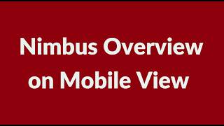 Nimbus Overview On Mobile View