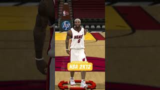 Hitting A 3pt Shot With LeBron James in Every NBA 2K! Through The Years 2K4 - 2K24