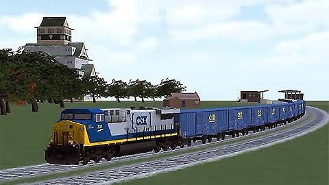 Train Sim - Japan Using GE AC4400CW - Simulasi Kereta Api