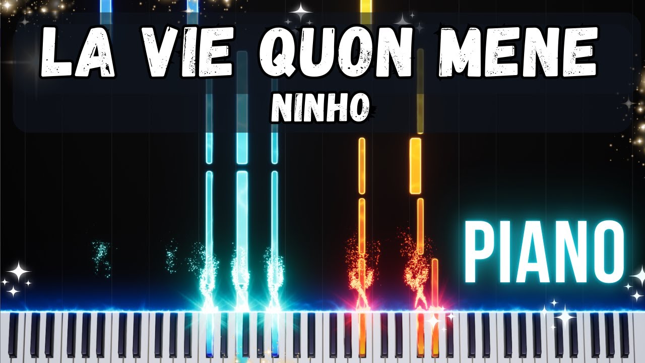 La vie qu’on mène Piano Tutorial Ninho | Easy Sheet Music & Piano Cover