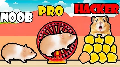 NOOB vs PRO vs HACKER in Hamster Maze Part 1