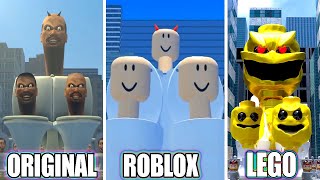 SKIBIDI TOILET - ORIGINAL or ROBLOX or LEGO or OTAMATONE or MINECRAFT ( ALL EPISODES )