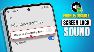 How to Enable and Disable Screen Lock Sounds On Xiaomi Phones | Change Lock Sound Settings