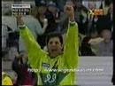 Wasim Akram bowls Adam Gilchrist with a superb delivery. 1999 World Cup.