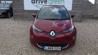 2018(68) Renault Zoe 40kWh Dynamic Nav LN68 EEH