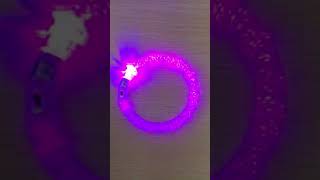 Acrylic led colorful flashing bracelet