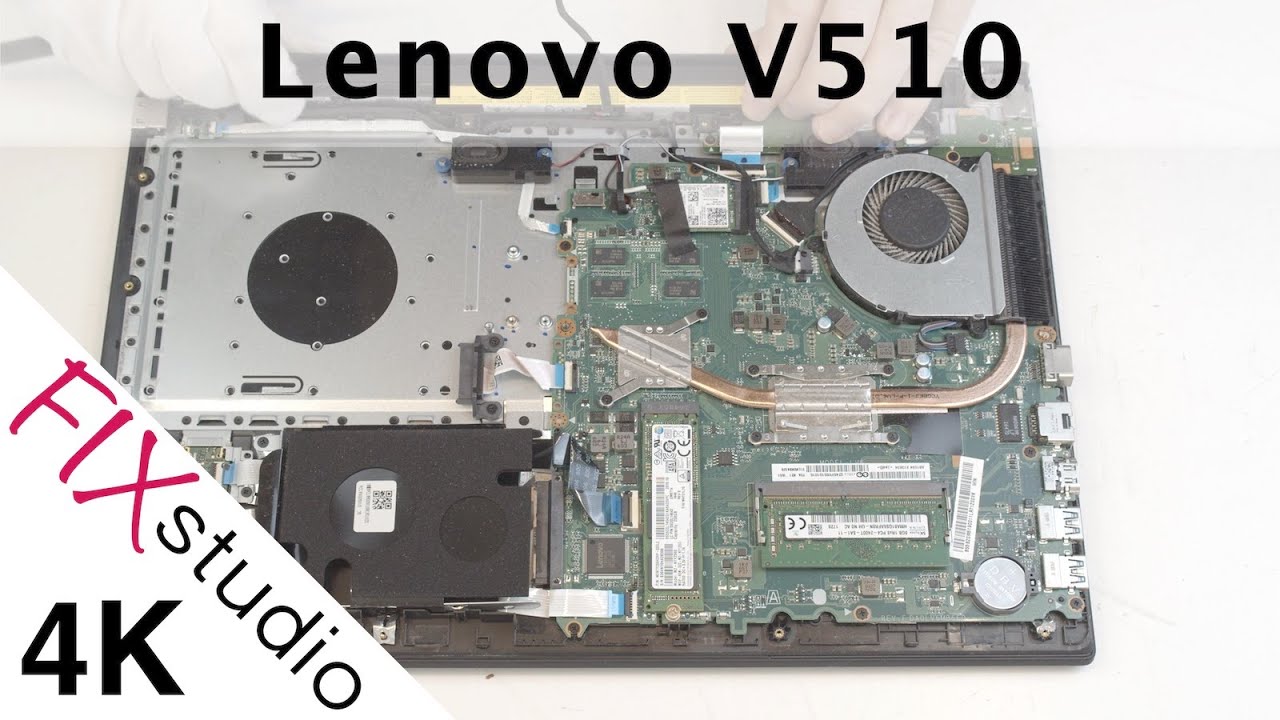 Lenovo V510 - disassemble [4k]