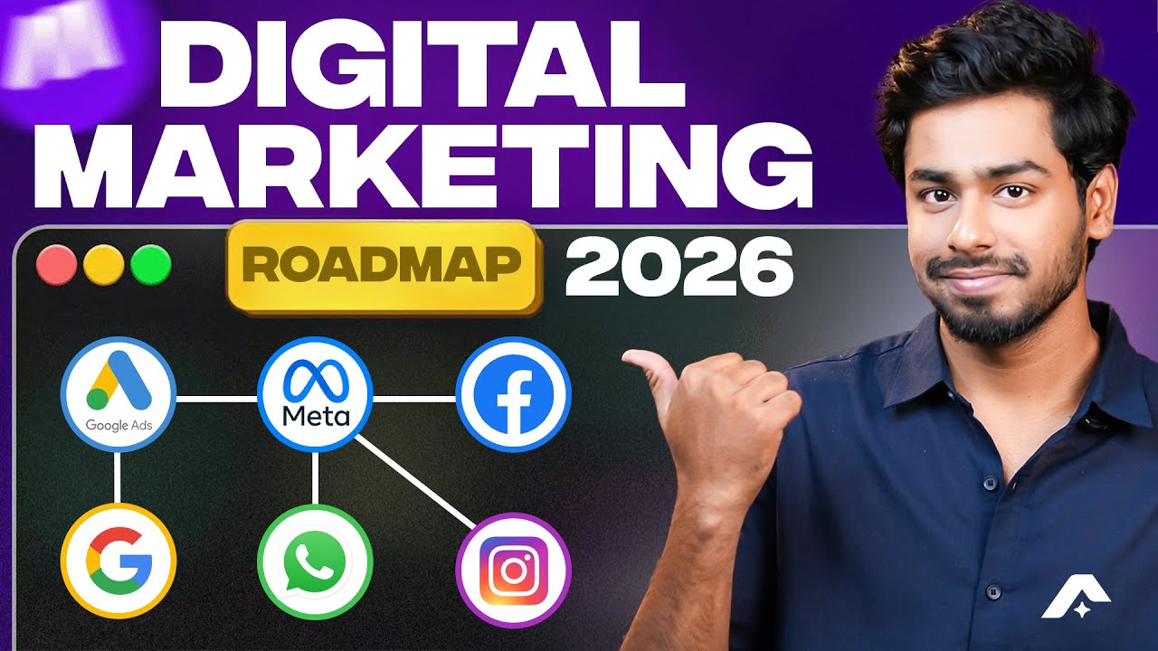 🚀 Digital Marketing Roadmap 2026: From Beginner to High-ROI Pro! 💰