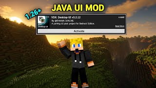 Java Ui Mod For MCPE 1.26+!!(JAVA EDITION MOD)  screenshot 3