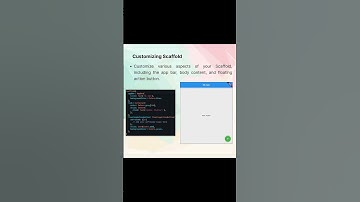 Scaffold Widget in Flutter! 🛠️📱 #devcode