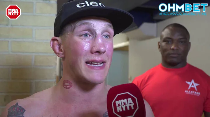 Scandinavian Fight Nights segerintervju med Jonath...