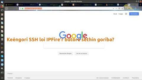 Configure IPFire via SSH