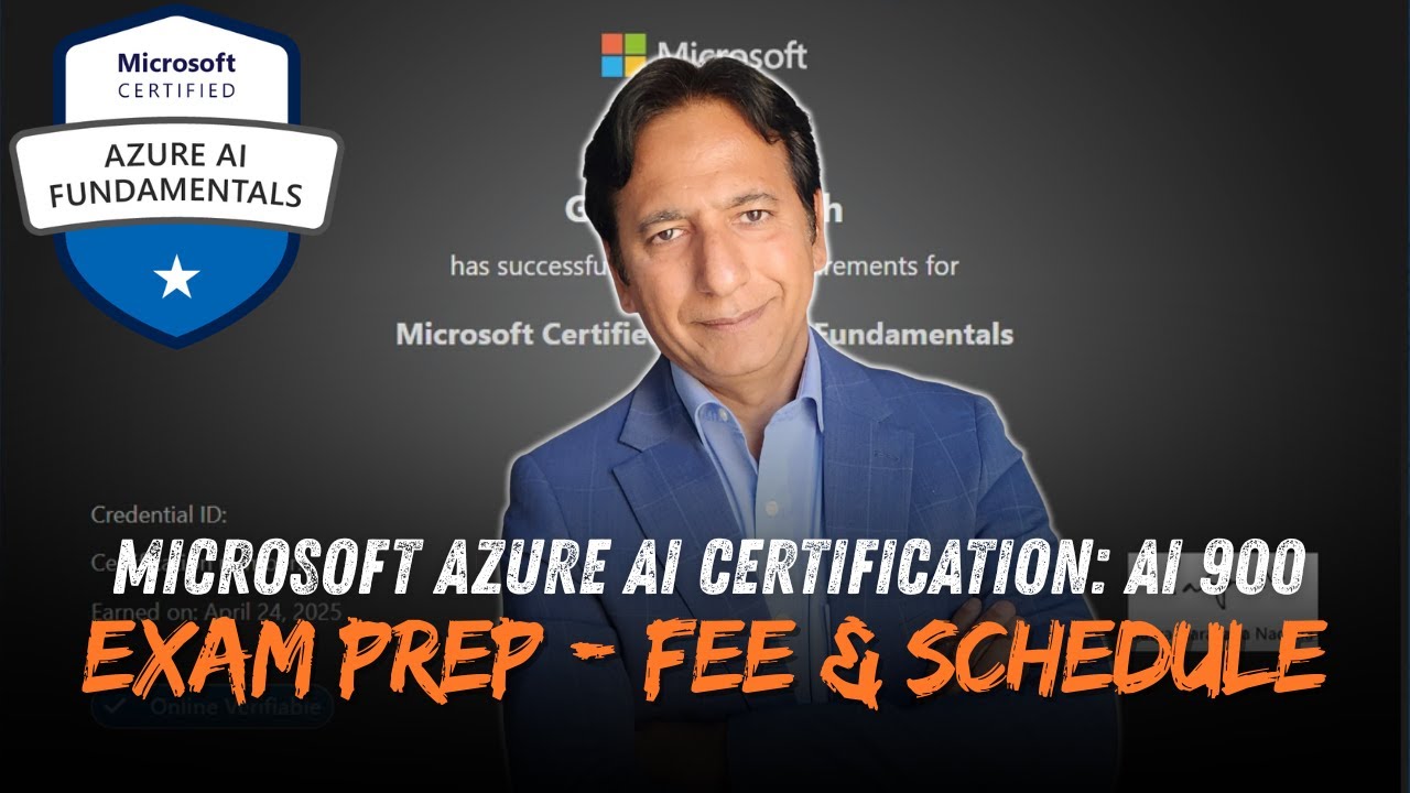 Microsoft Certified Azure AI Fundamentals - AI 900 - Exam Prep , Fee ...