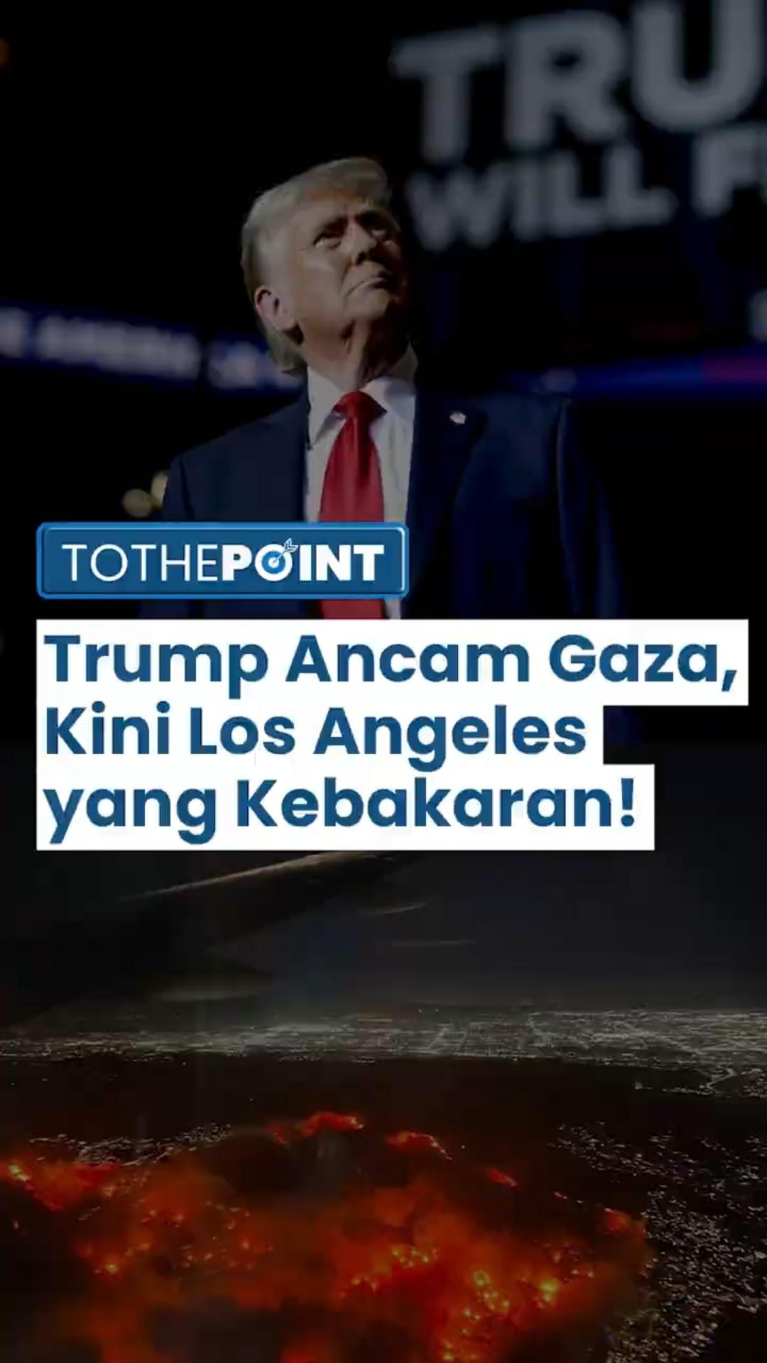 Disebut Karma Presiden Terpilih AS Trump yang Ancam Gaza Jadi 'Neraka', Kini Los Angeles Terbakar