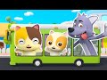 Wheels on the Little Bus | Learning Vehicles | Nursery Rhymes | Kids Songs | Baby Cartoon | BabyBus