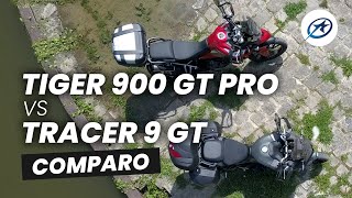 Essai Comparo Triumph Tiger 900 gt pro VS Yamaha Tracer 9 GT (2021)