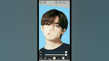 BTS Taehyung Edit ibisPaintX | Digital Art | Easy Tutorial || #bts #taehyung #digitalart #ibispaintx