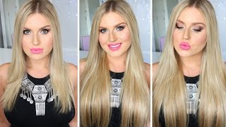 How To Clip In Hair Extensions! ♡ Zala Hair Extensions Review screenshot 3