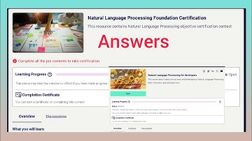 Natural language processing for developers answer