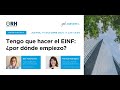 Webinar GD Asesoría &quot;Tengo que hacer el EINF. ¿Por dónde empiezo?&quot;