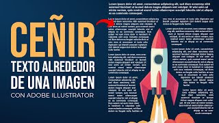 CÓMO CREAR TEXTOS ALREDEDOR DE IMÁGENES con Illustrator - Ceñir texto en Illustrator