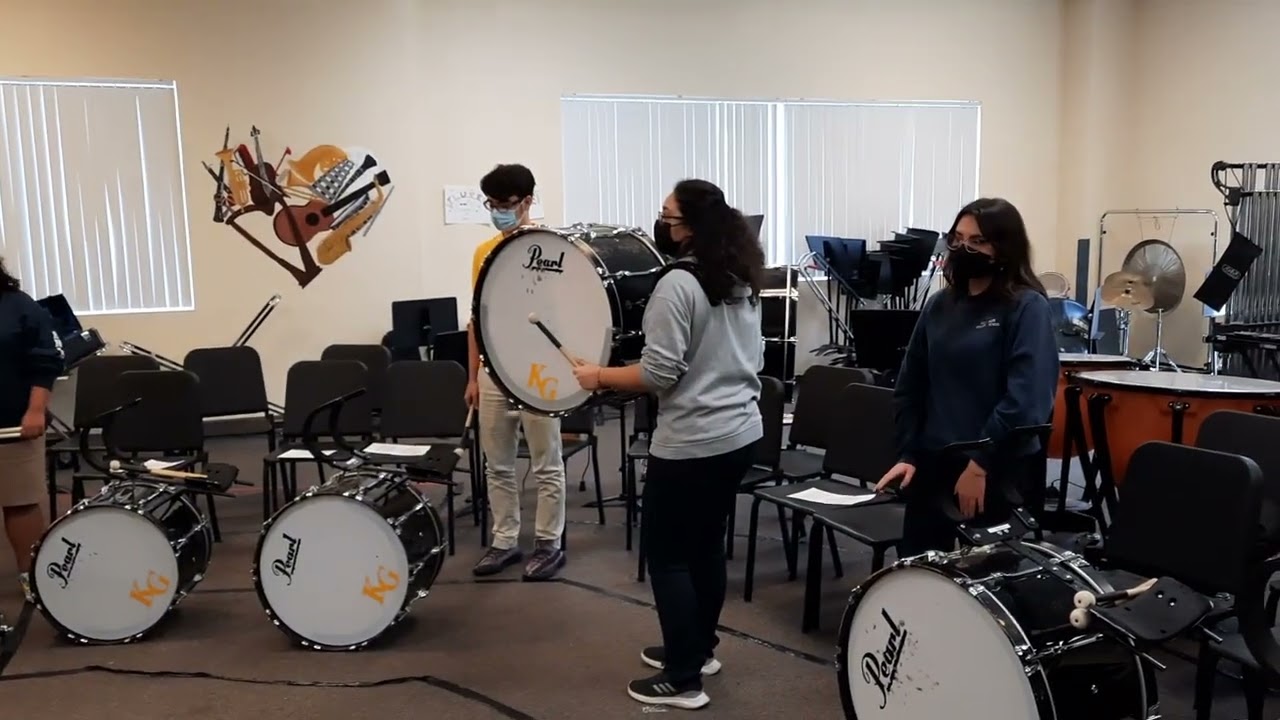 Keys Gate Drumline 2021 first day