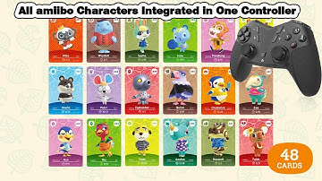 All 48pcs amiibo of ACNH Series 5 addedd to AmiiPad controller, continually update amiibo to AmiiPad