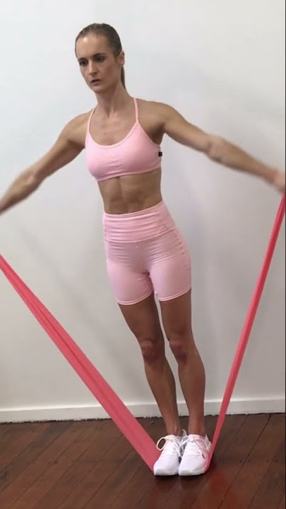 9 BEGINNER Resistance band exercises - #shorts