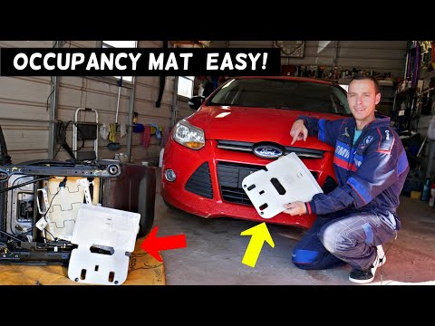 HOW TO REPLACE PASSENGER SEAT OCUPPANCY MAT SENSOR FORD FOCUS FUSION ESCAPE MORE