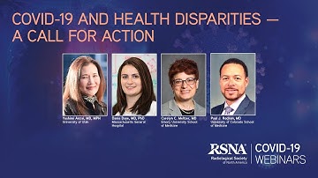 COVID 19 and Health Disparities – A Call for Action