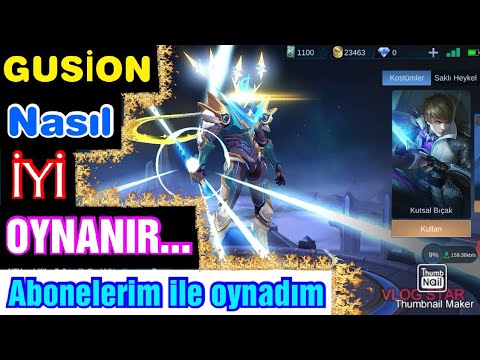 Mobile Legends Gusion nasıl iyi oynanır ve Mlbb Gusion nasıl iyi oynanır. Ml Gusion nasıl oynanır.