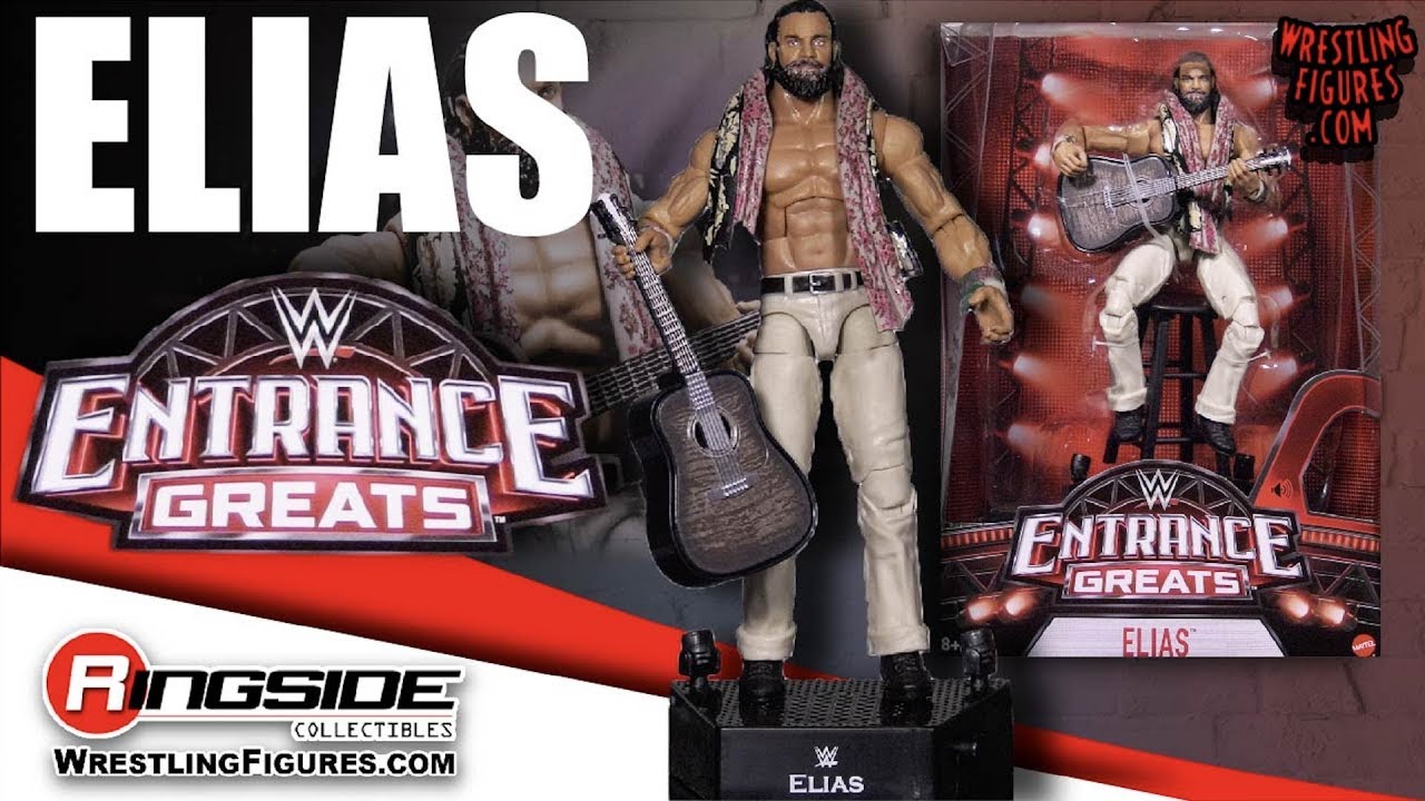 Wwe Mattel Elite Entrance Greats Elias Wrestling Figure Arrives 3-5Days New 
